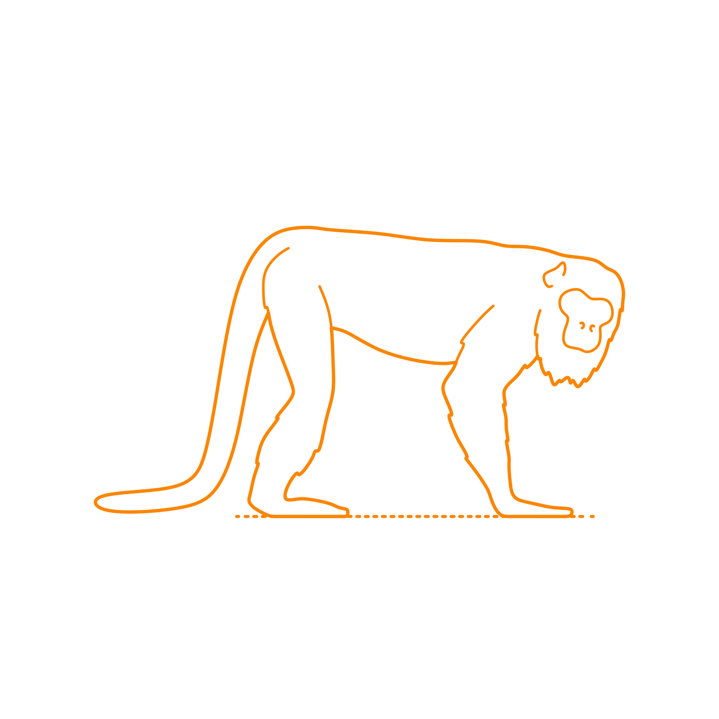 Animals New World Monkeys Venezuelan Red Howler Digital Sketch Svg Design Free Vectors